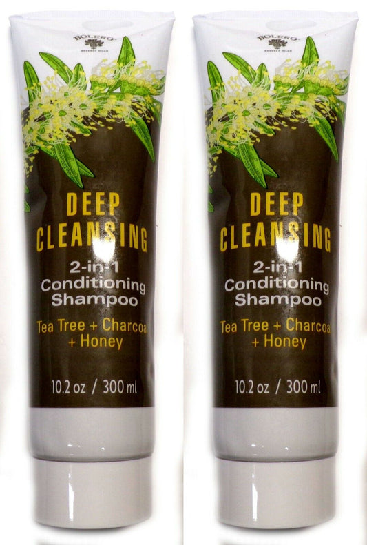Deep Cleansing 2-in-1 Conditioning Shampoo Tea Tree + Charcoal + Honey 10.20 oz