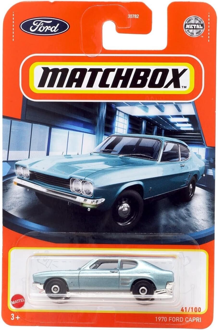 Matchbox 2022 - 1970 Ford Capri - Ford [Blue] 41/100