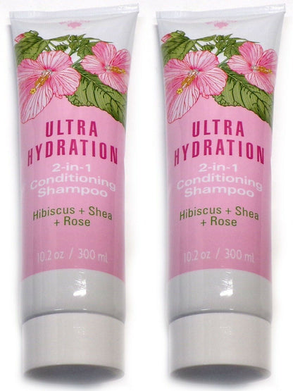Ultra Hydration 2-in-1 Conditioning Shampoo Hibiscus + Shea + Rose 10.20 oz 300