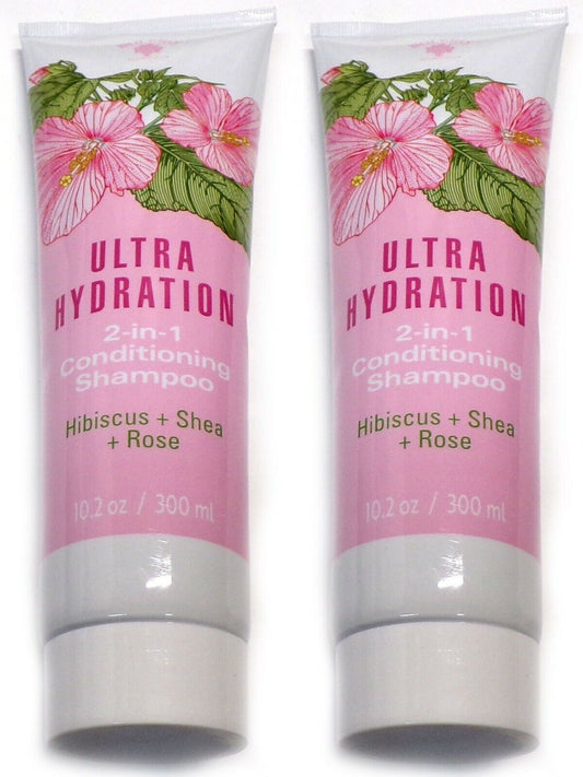 Ultra Hydration 2-in-1 Conditioning Shampoo Hibiscus + Shea + Rose 10.20 oz 300