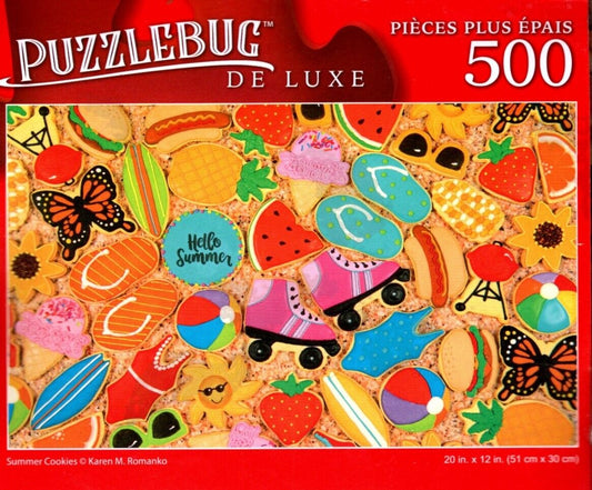 Summer Cookies - 500 Pieces Deluxe Jigsaw Puzzle