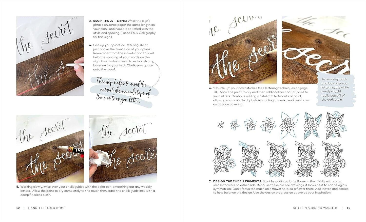 Hand-Lettered Home: DIY Wood Signs for Farmhouse Decor Hardcover Book