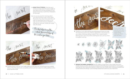 Hand-Lettered Home: DIY Wood Signs for Farmhouse Decor Hardcover Book