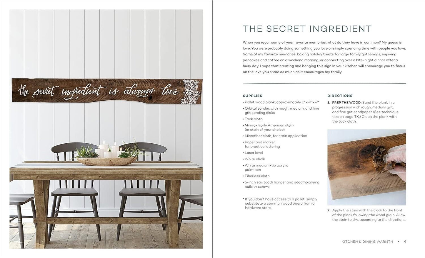 Hand-Lettered Home: DIY Wood Signs for Farmhouse Decor Hardcover Book