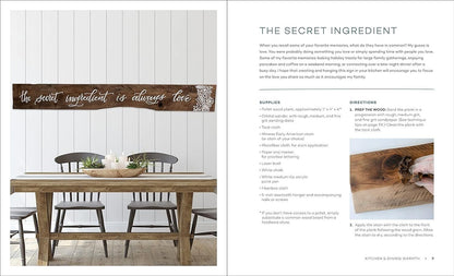 Hand-Lettered Home: DIY Wood Signs for Farmhouse Decor Hardcover Book