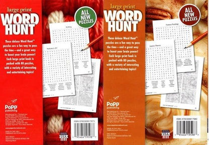 Large Print Word Hunt - All New Puzzles - Vol.159.160