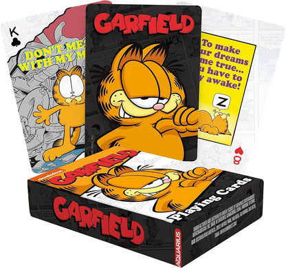 AQUARIUS Peanuts & Garfield - Playing Cards (Set of 2)
