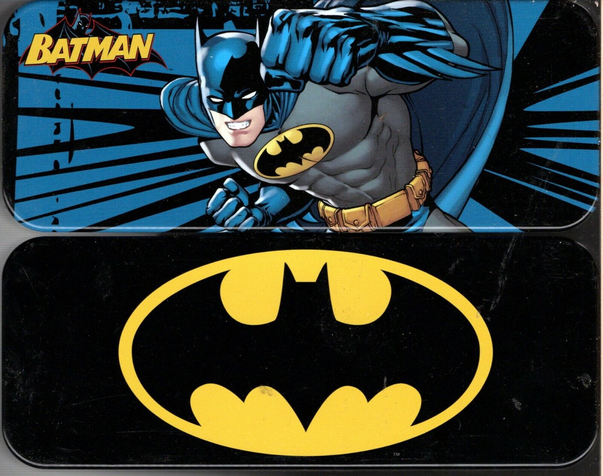 Batman - Metal Tin Case Pencil Box Storage (Set of 2)