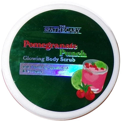 The Spathecary Pomegranate Punch Glowing Facial Body Scrub 6 Oz (Set of 3)