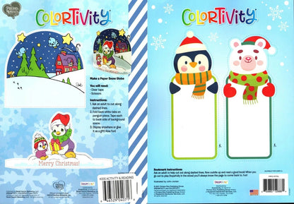 Colortivity - Christmas Holiday - Coloring Book ~ Frosty Fun! & FA-La-La-La Set