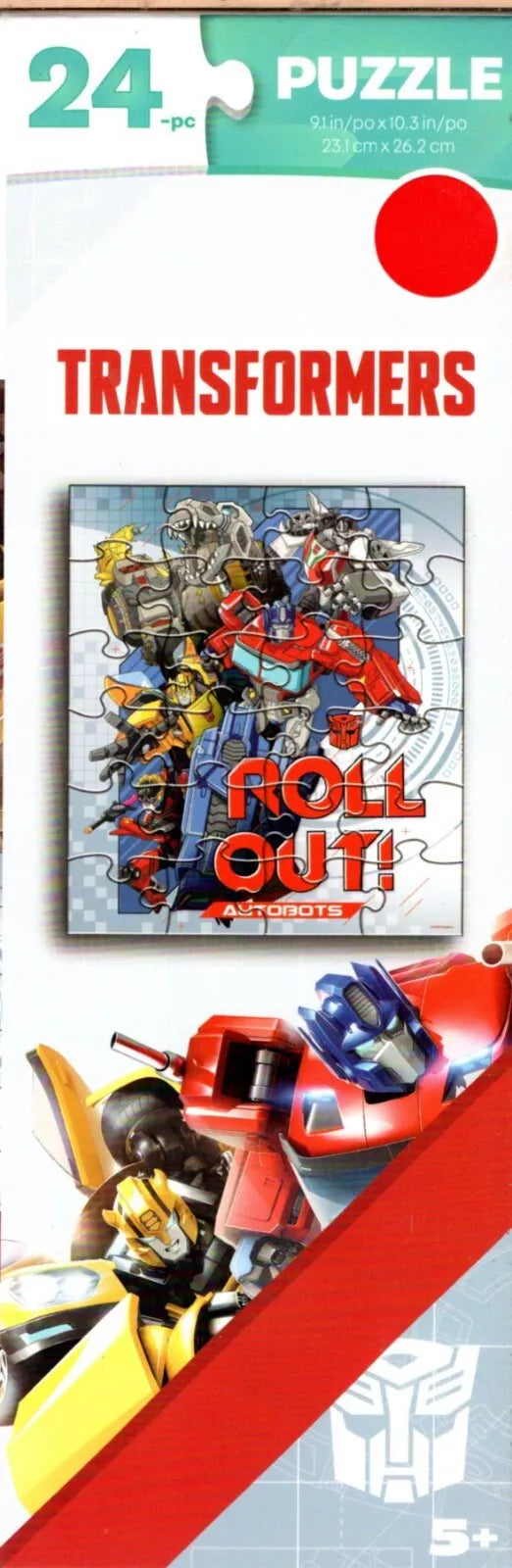 DC Batman 100 Puzzle & Transformers 24 Puzzle - Jigsaw Puzzle (Set of 2)