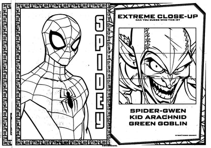 Spider-Man - Gigantic Coloring & Activity Book + Award Stickers 192 Pg