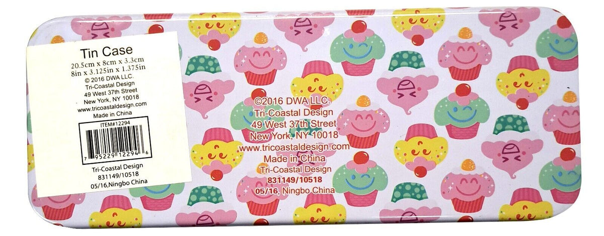 Trolls - Metal Tin Case Pencil Box Storage Set of 2 Pack