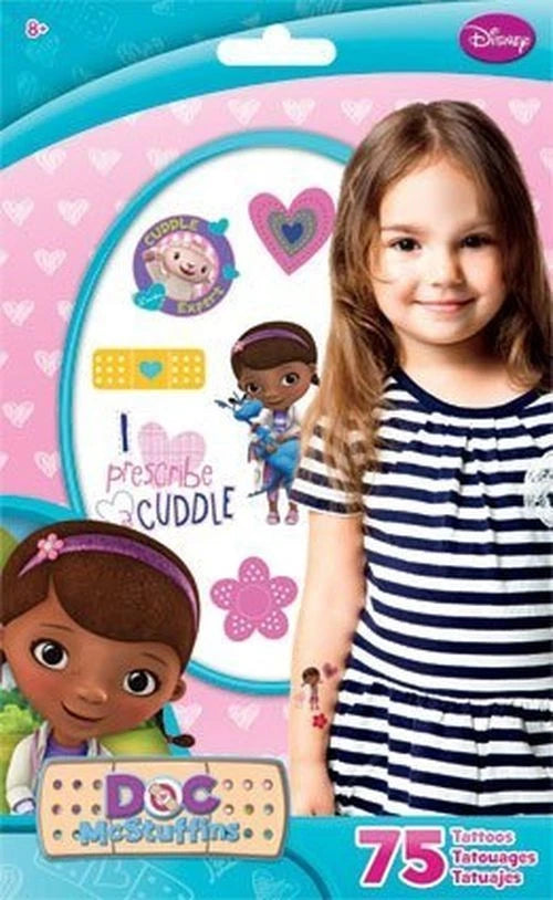 Disney Standard Tattoos Bag - Doc McStuffins - Temporary Kids Games Toys tt2047