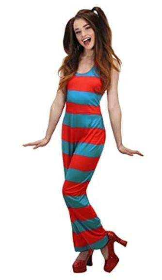 Dr. Seuss Cat in The Hat Costume Halloween (L/XL) Redblue