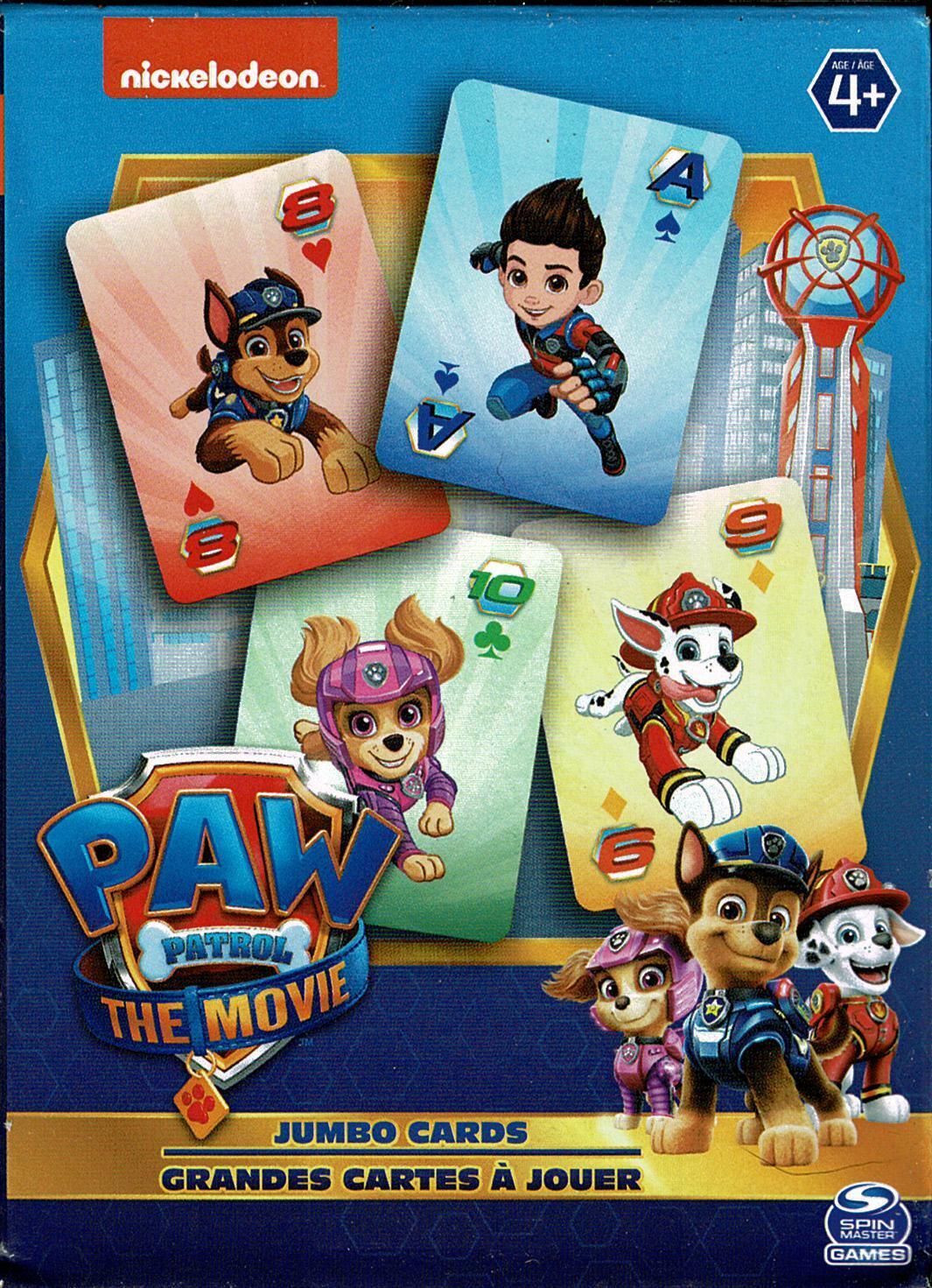 Nickelodeon Paw Patrol - Jumbo Playing Cards - Classic card games