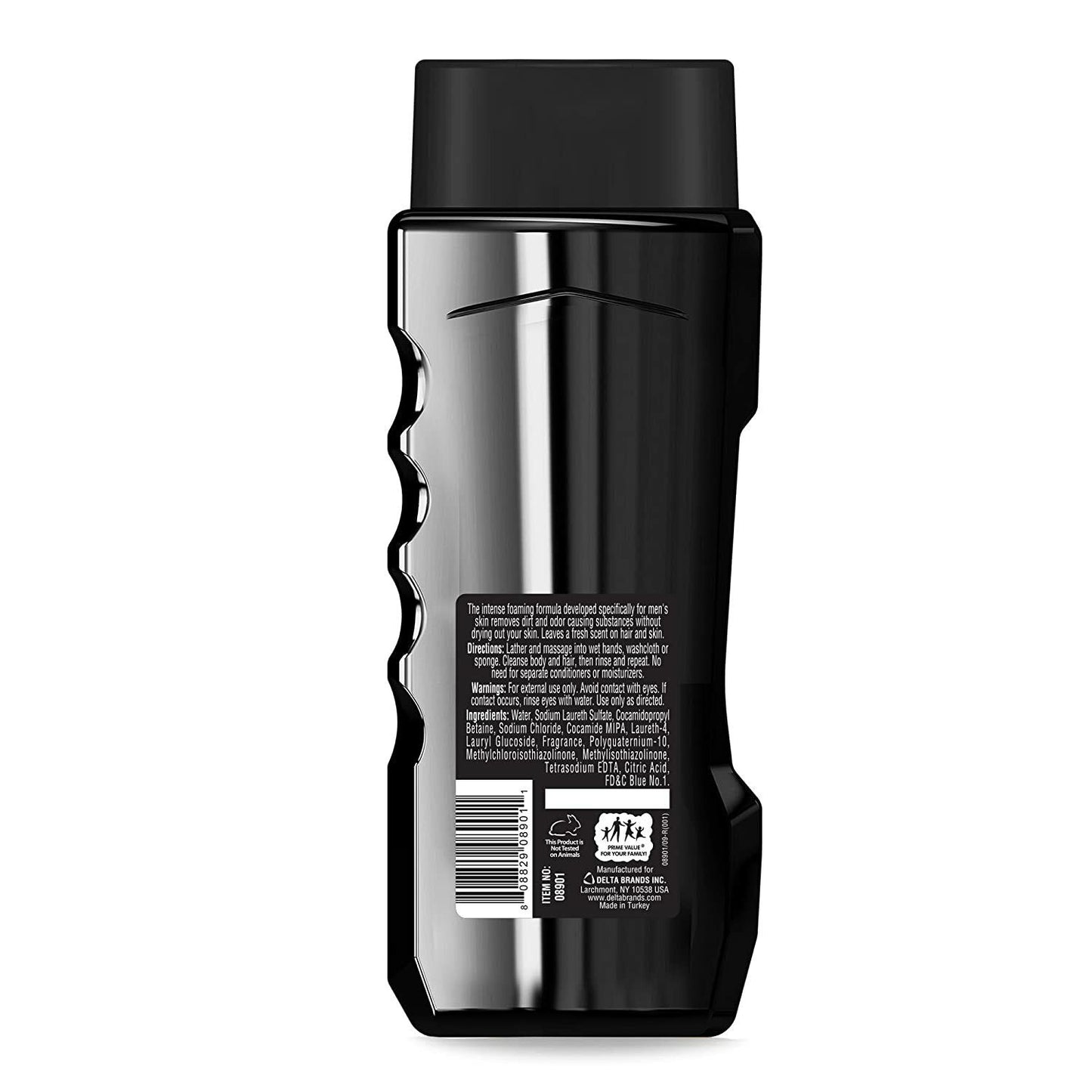 Lucky Super Soft Men's 3 In 1 Shampoo Conditioner Body Wash, Cool Water, 12 Flui