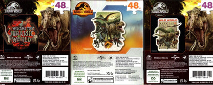 Jurassic World - 48 Shaped Puzzle Silhouette (Set of 3)