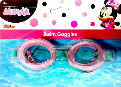 Disney Minnie - Swim Ring Inflates to 17.5 in (44.5) & Minnie Swim Goggles Set
