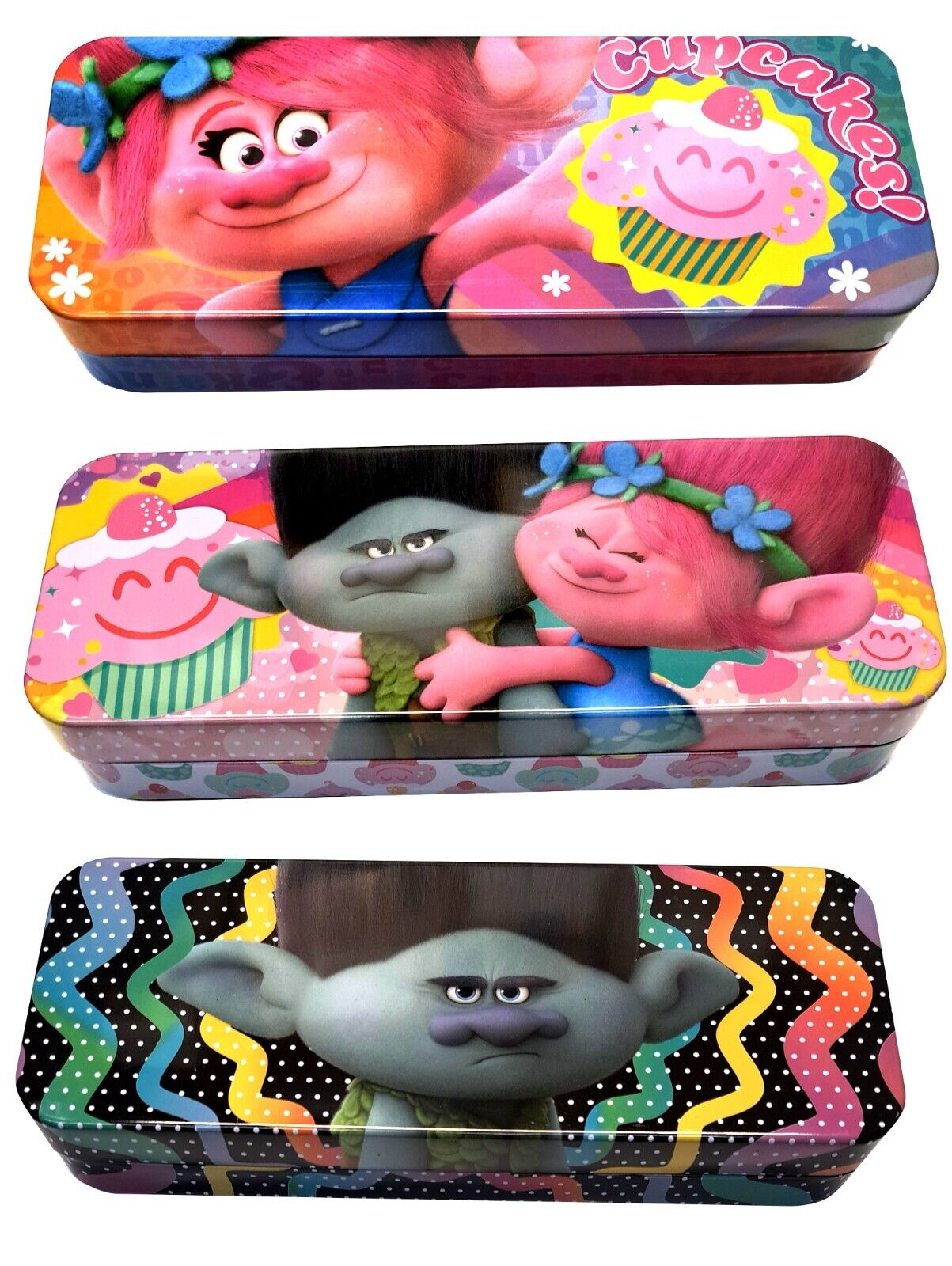 Trolls - Metal Tin Case Pencil Box Storage