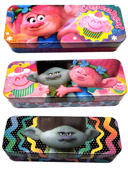 Trolls - Metal Tin Case Pencil Box Storage
