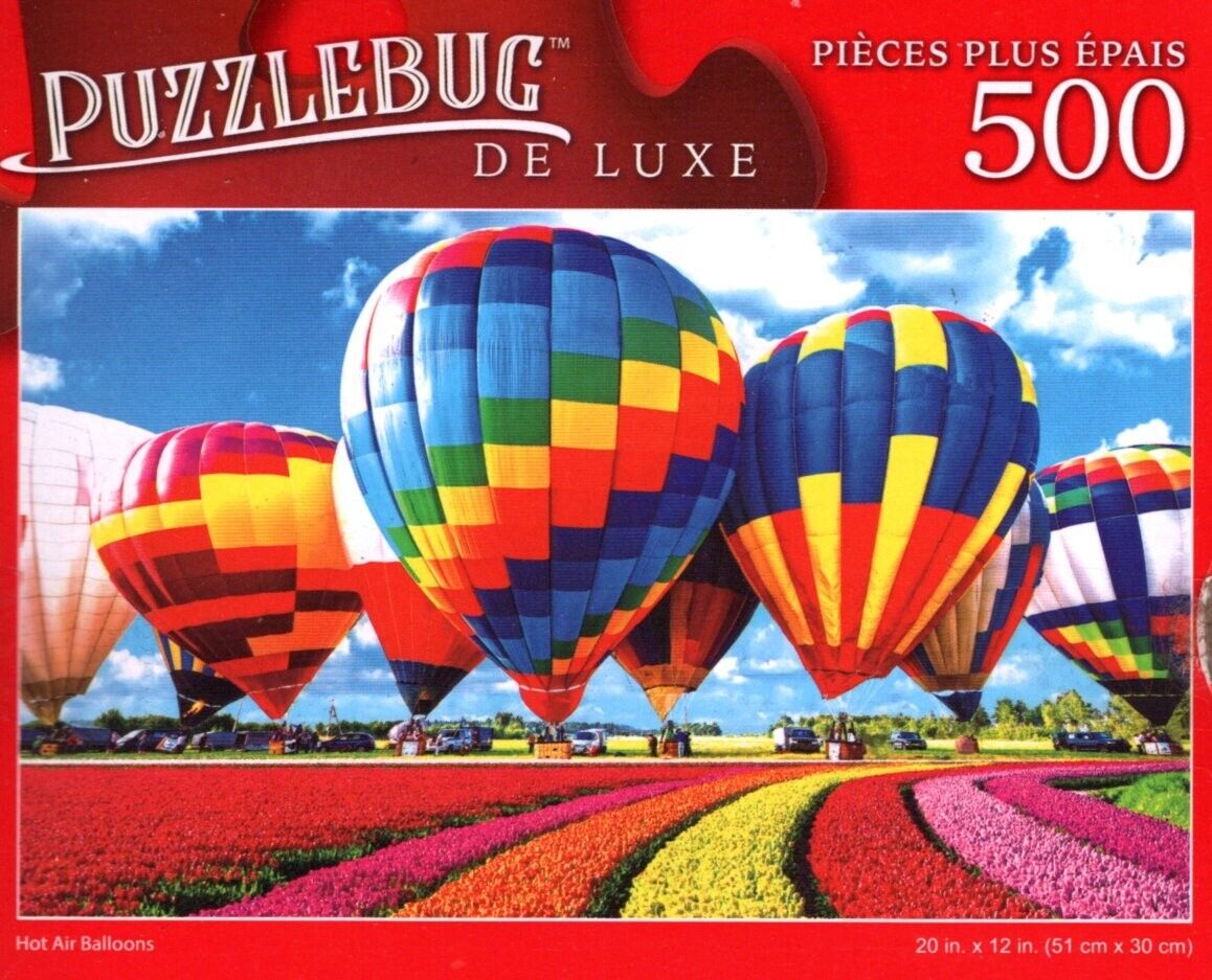 Hot Air Balloons - 500 Pieces Deluxe Jigsaw Puzzle