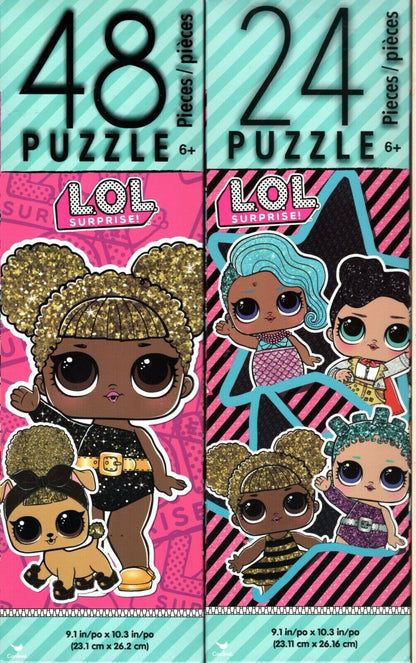 LoL Surprise - 48 - 24 Pieces Jigsaw Puzzle - (Set of 2)