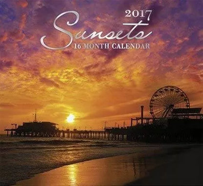 Sunsets 2017 Wall Calendar (16 Month)