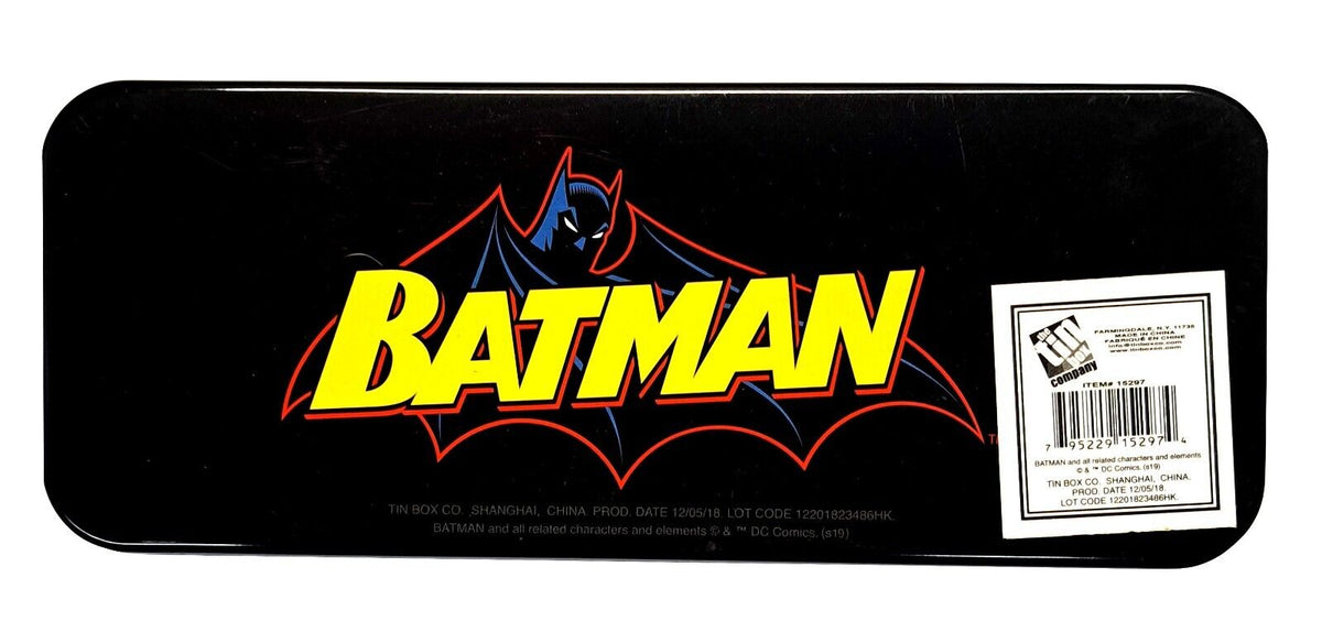 Batman - Metal Tin Case Pencil Box Storage (Set of 2)