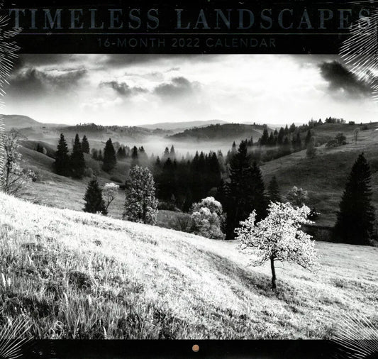 2022 16 Month Wall Calendar - Timeless Landscapes