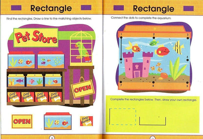 Educational Workbooks Kindergarten Good Grades - Set of 4 Books - v5