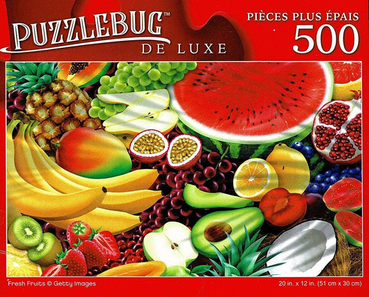 Fresh Fruits - 500 Pieces Deluxe Jigsaw Puzzle