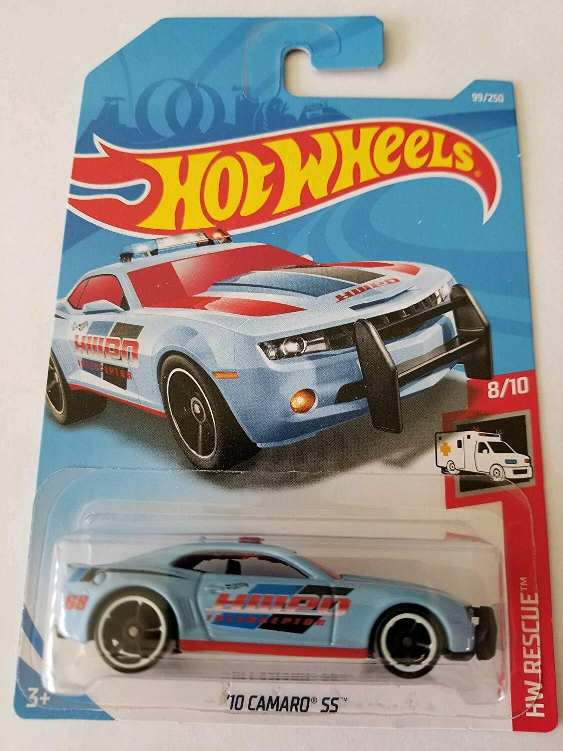 Hot Wheels 2019 Hw Rescue 8/10 - '10 Camaro SS (Light Blue)