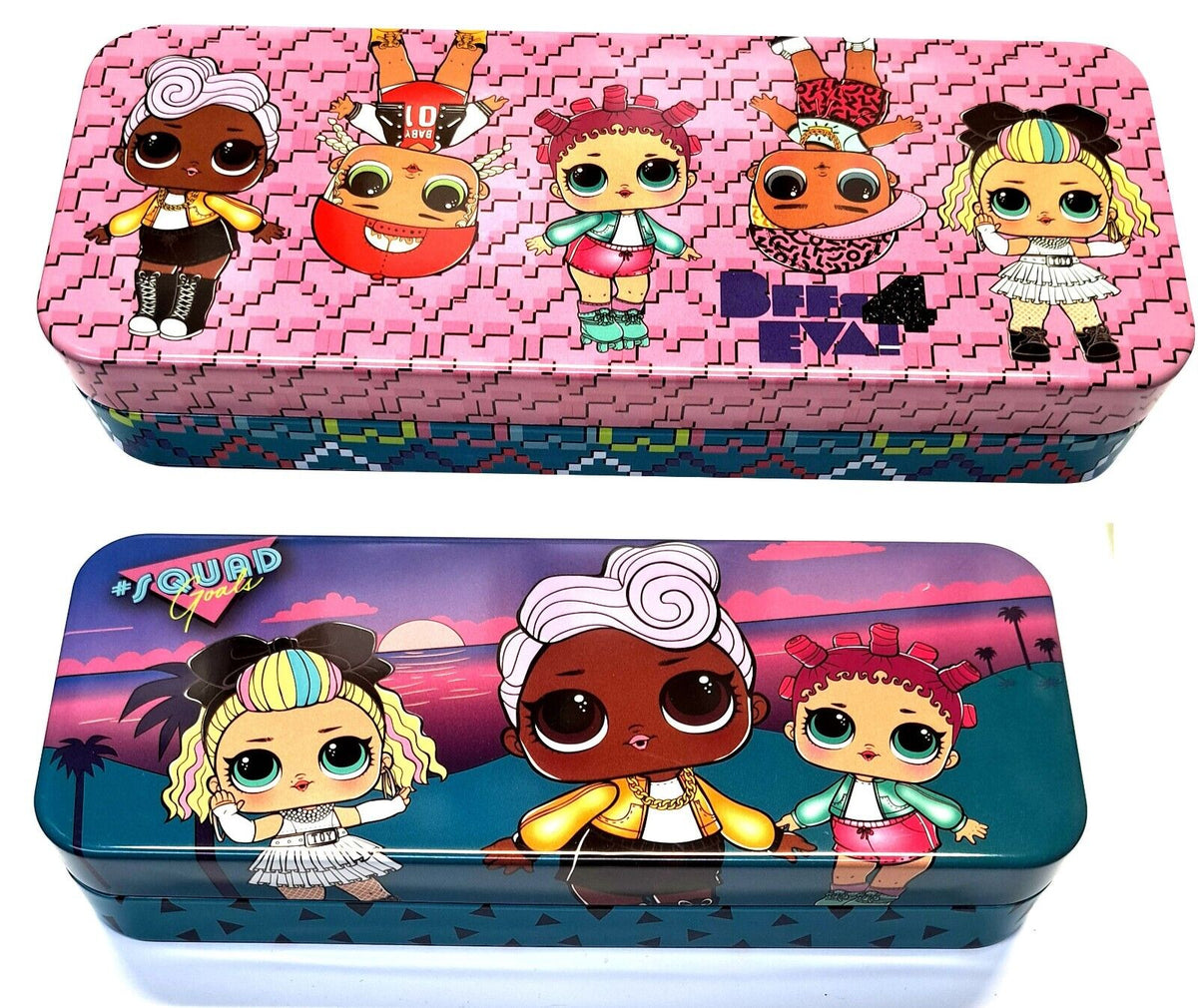 L.O.L. Surprise - Metal Tin Case Pencil Box Storage Set of 2