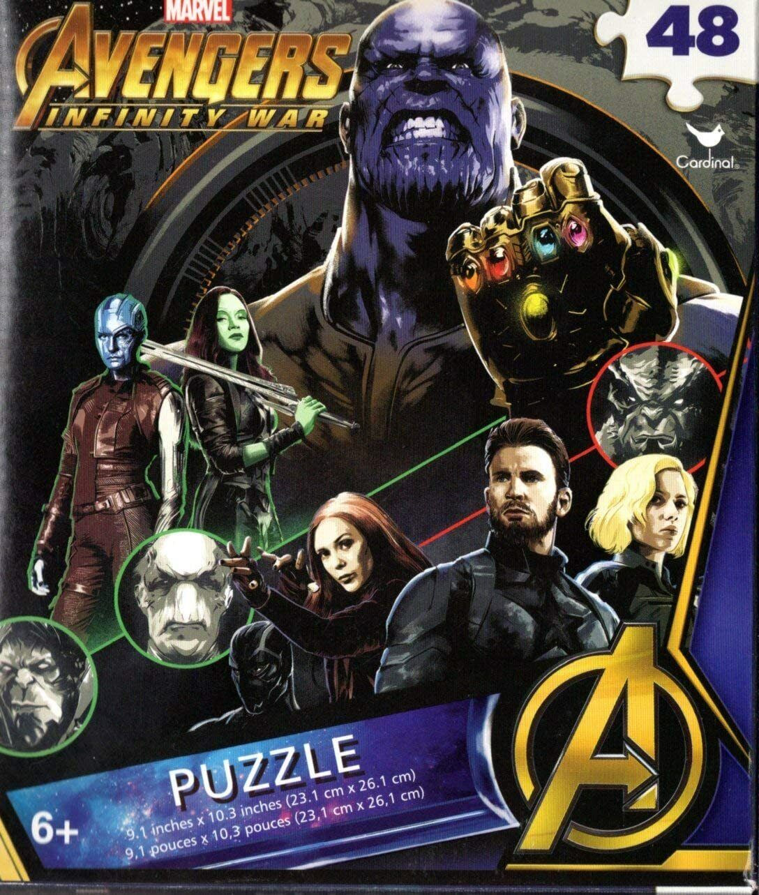 Marvel Avengers - 48 Pieces Jigsaw Puzzle - v12