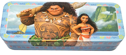 Disney Moana - Metal Tin Case Pencil Box Storage