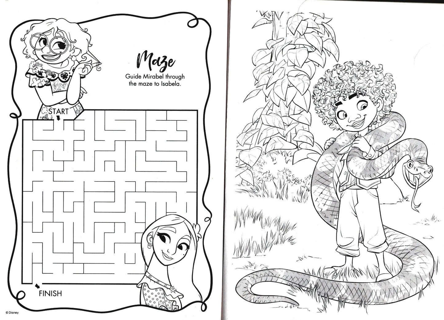 Disney Encanto - Jumbo Coloring & Activity Book (Set of 2 Books)