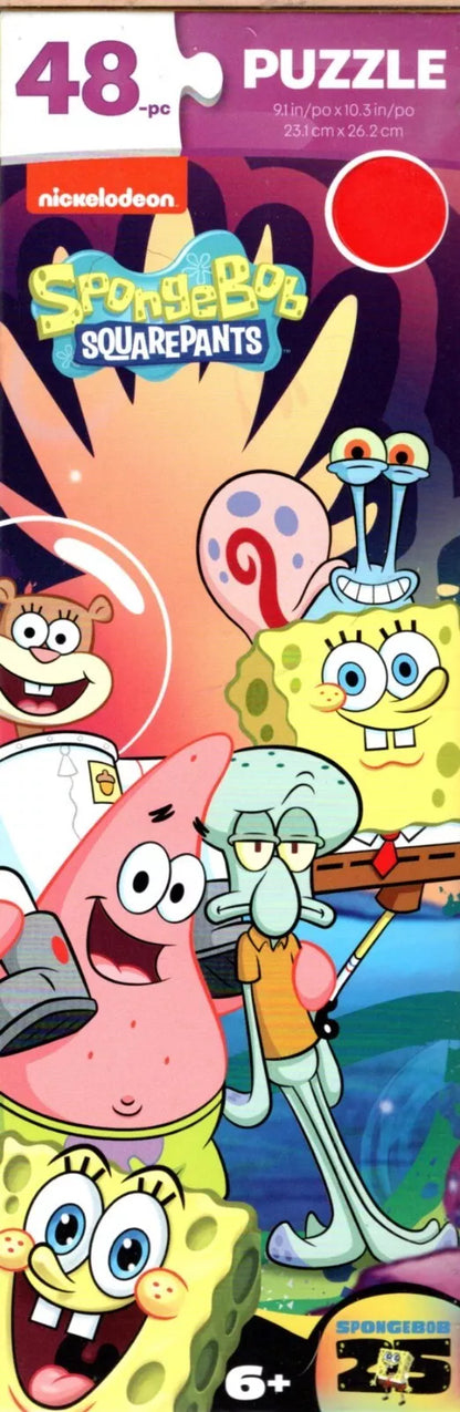 Marvel Avengers & SpongeBob - 48 Pieces Jigsaw Puzzle (Set of 2)