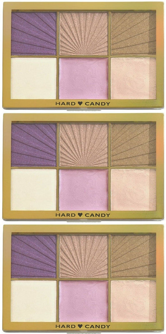 Hard Candy Just Glow Highlighting Palette (1382 - Struck by Light) (Set of 3)