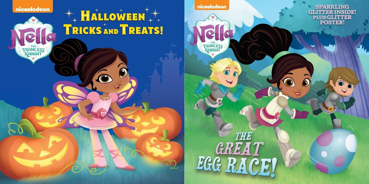Halloween Tricks and Treats! & The Great Egg Race! (Nella the Princess Knight)
