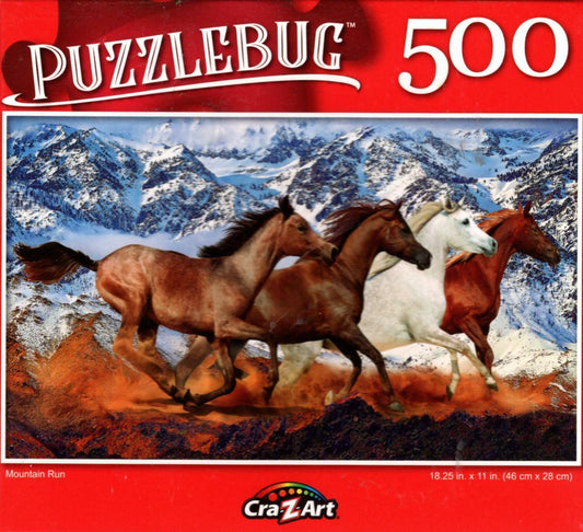 Mountain Run - 500 Pieces Jigsaw Puzzle