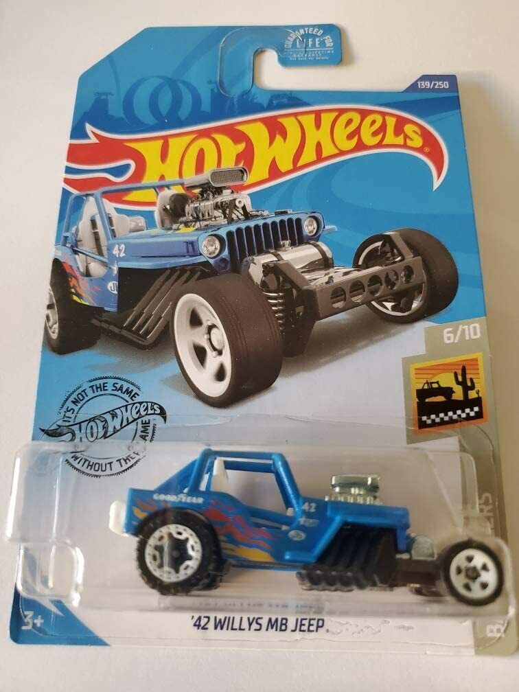 Hot Wheels 2020 Baja Blazers '42 Willys MB Jeep, Blue 139/250