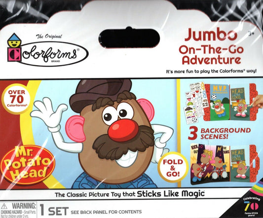 Colorforms Jumbo On-the-Go Adventure Set 10x12 in. (Mr. Pototo Head)