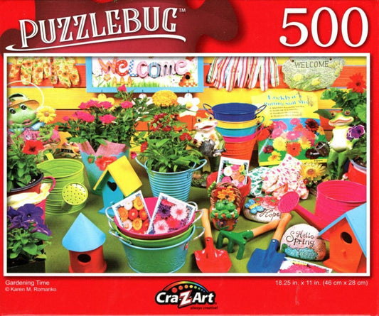 Gardening Time - 500 Pieces Jigsaw Puzzle