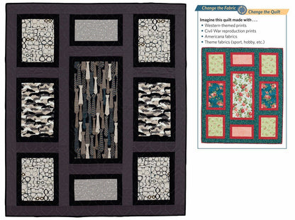 Fabric Play: Change the Fabric, Change the Quilt Paperback Book