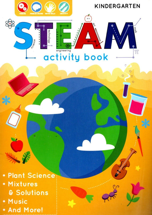 Kindergarten - Steam Educational Workbooks - Book