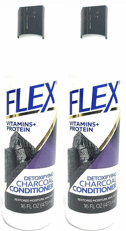 Charcoal Conditioner Flex Detoxifying Vitamins+Protein Cleanse & Nourish 2 Pack