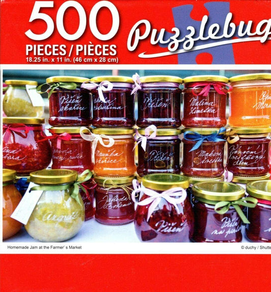 Homemade Jam at The Farmer`s Market - 500 Pieces Jigsaw Puzzle