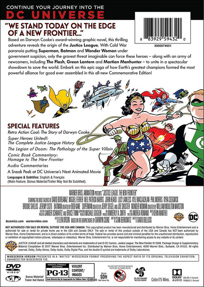 Justice League: New Frontier Commemorative Edition (DVD)