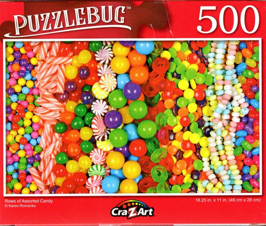 Paws of Assorted Candy - 500 Pieces Jigsaw Puzzle